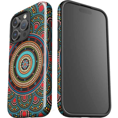 Infinite Circle Colored iPhone 16 Pro Impact Case